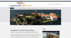 Desktop Screenshot of isoleborromee.com